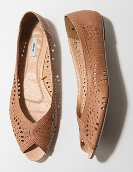 Kimchi Blue Laser Cut Peep-Toe Skimmer from Urban Outfitters