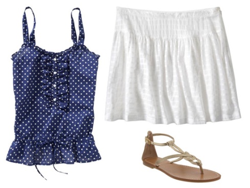 Style Me Thrifty: Polka Dot Summer