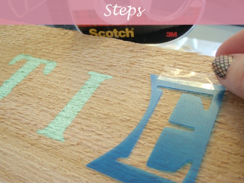 DIY Weding Signs: Steps