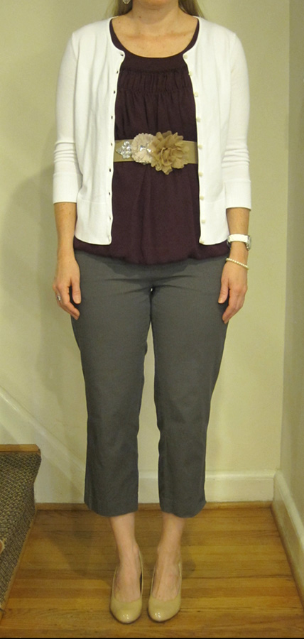 Outfit with belt - Style Me Thrifty