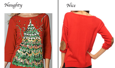 Applique Christmas sweaters