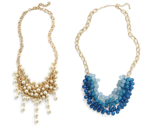 Bauble necklaces from Modcloth